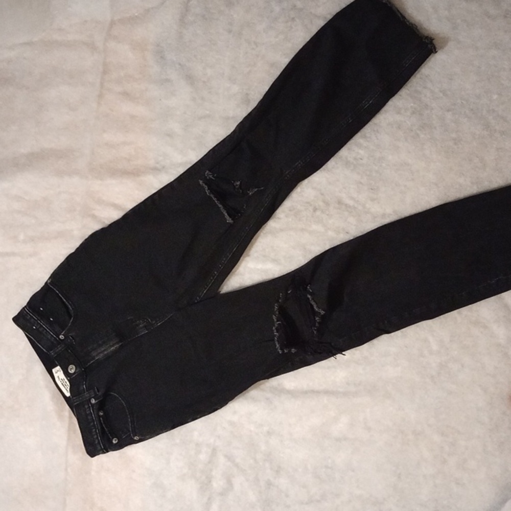 Abercrombie and Fitch Ankle Straight Ultra High Rise